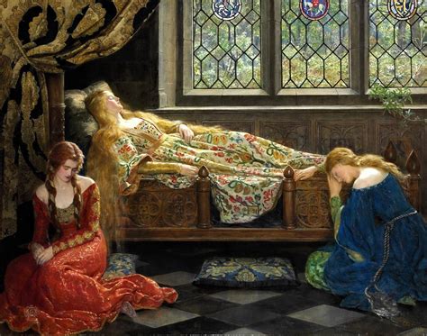 john collier sleeping beauty [1921] this remarkable pict… flickr