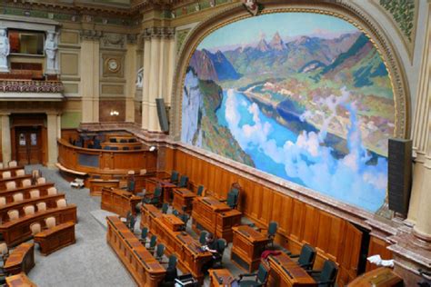 Swiss Parliament National Council Hall Wsdg
