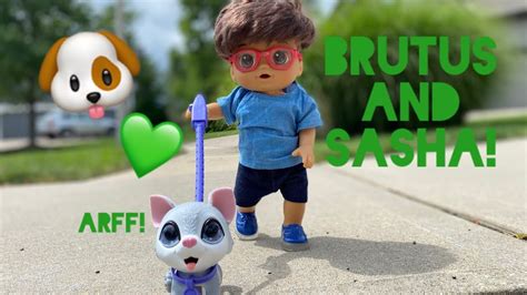 Baby Alive Sasha Walks Puppy Brutus Furbtastic Youtube