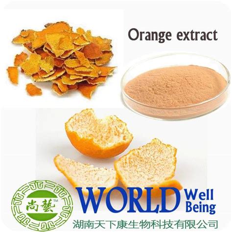 Orange Peel Extract 90 Hesperidin Citrus Extract Hunan World Well