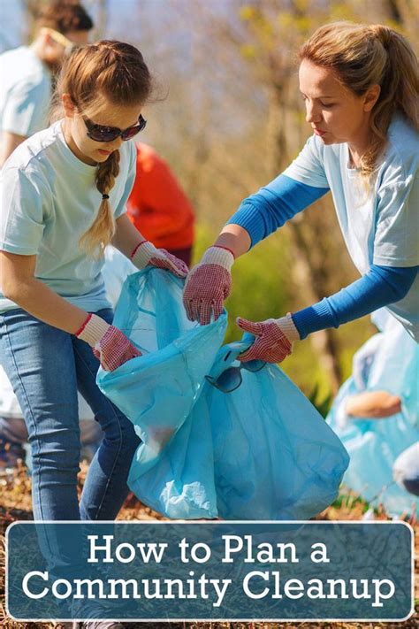 8 Tips For Planning A Community Cleanup Community Service Projects Community Service Ideas
