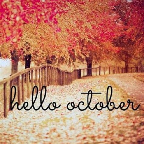 Hello October | Hello october, October pictures, Months in a year