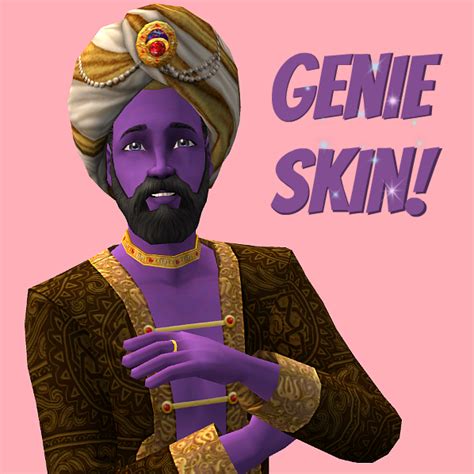 Mod The Sims Purple Genie Skin Maxis Match Genies Maxis Match Skin