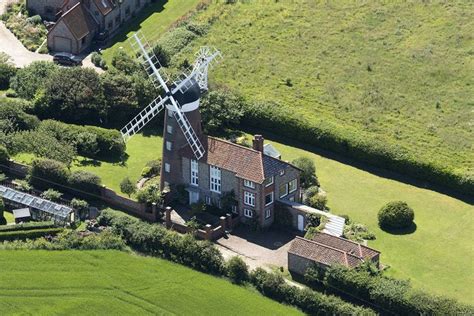 Weybourne Windmill In North Norfolk Aerial Images Norfolk Windmill