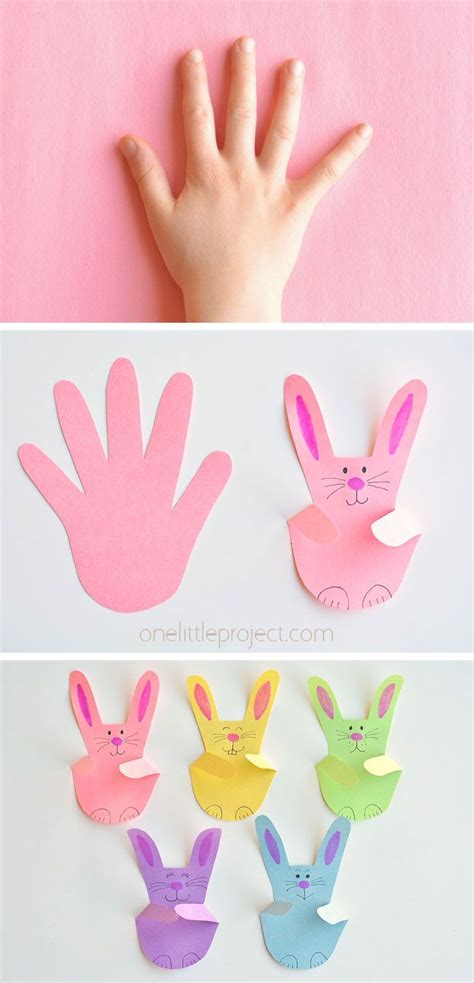 These Handprint Bunnies Are So Cute And Theyre So Easy To Make This