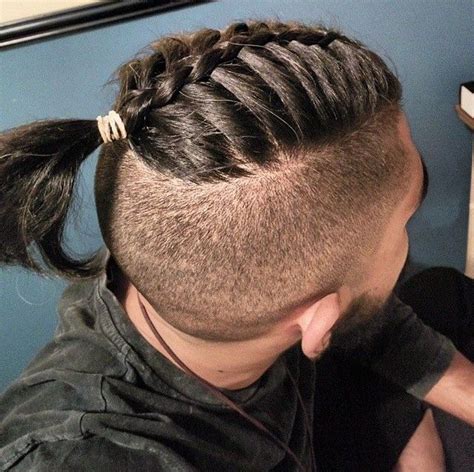 How to do ivar hairstyle from vikings series. braids long hair man - Google Search | Mens braids ...