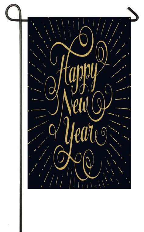 Celebrate New Years 2019 In Style With Luxe Home And Outdoor Garden Flags