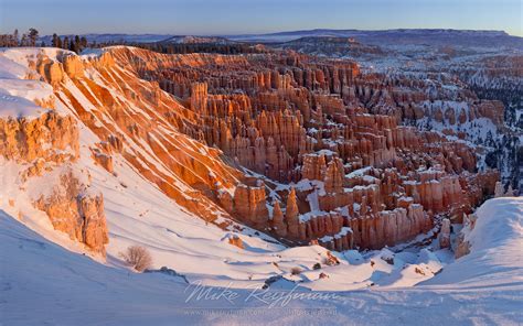 Winter Morning At Inspiration Point Bryce Canyon National Park Utah