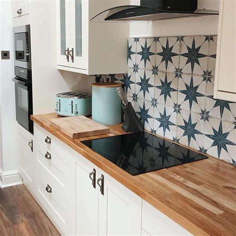 Tara Made A Star Studded Kitchen With Our Scintilla Pattern Tiles