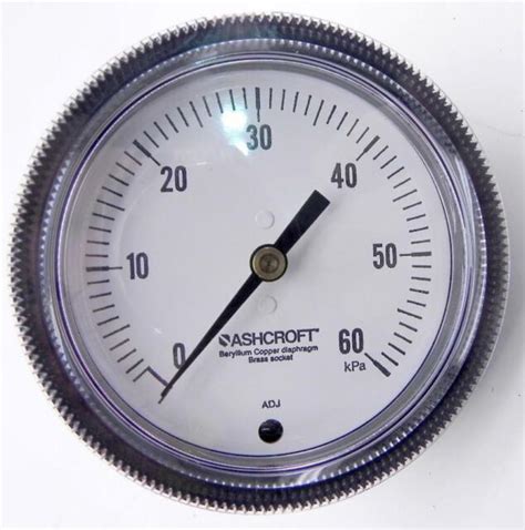 Ashcroft Low Pressure Gauge Type 1490 Lot Of 2 For Sale Online