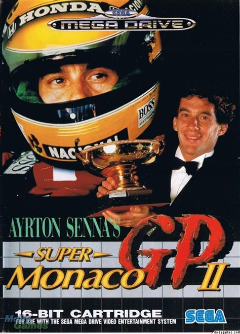 Ayrton Sennas Super Monaco Gp 2 Mega Drive 90s Juegos Retro