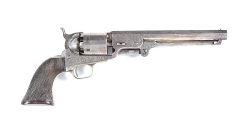 A Rare Documented Factory Engraved Colt 1851 Navy Percussion Revolver