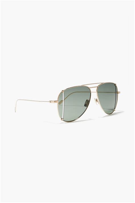 Gold Aviator Style Gold Tone Sunglasses Sale Up To 70 Off The Outnet Saint Laurent The