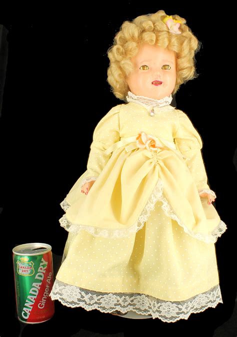 vintage 1930 s ideal shirley temple 18 sleepy eye composition toy doll ebay