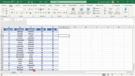 2 Excel Básico Formato Como Tabla Youtube