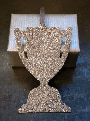 Glitter Trophy Diecut And Glittered Tags Denise Sharp Flickr