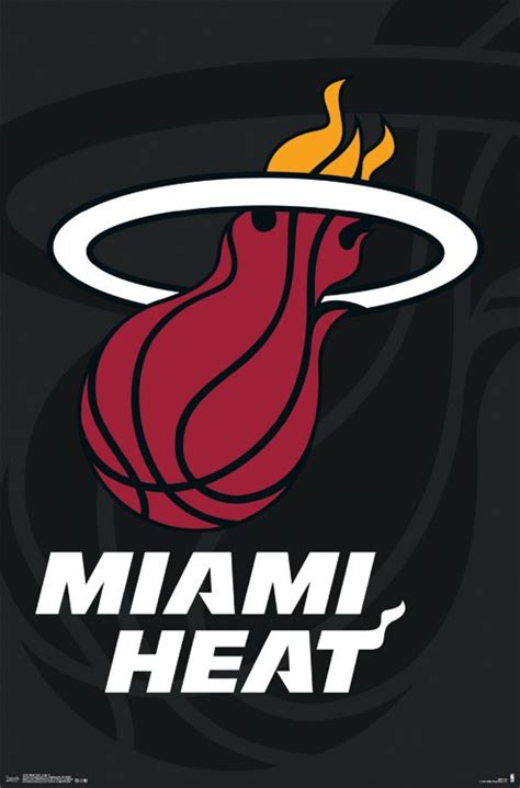 A collection of the top 50 miami heat logo wallpapers and backgrounds available for download for free. Miami Heat - Logo 14 - Athena Posters
