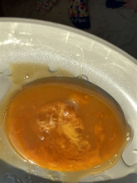 Rotten Egg Whats Up With This Huge Weird Looking Yolk