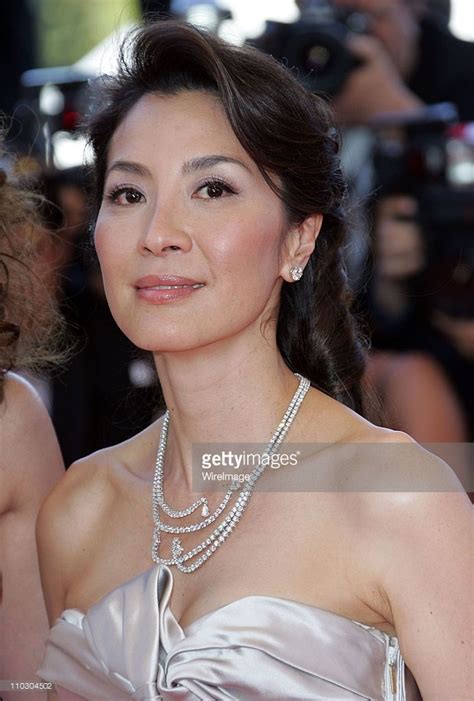 Pierce brosnan, jonathan pryce, michelle yeoh, teri hatcher Michelle Yeoh during 2007 Cannes Film Festival - "Chacun ...