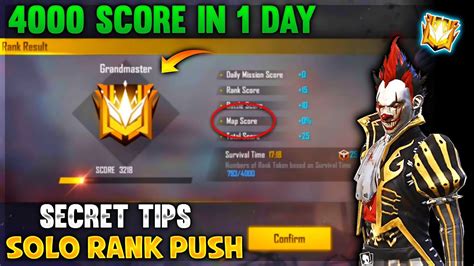 How To Increase Map Score Points In Free Fire How To Increase Rank
