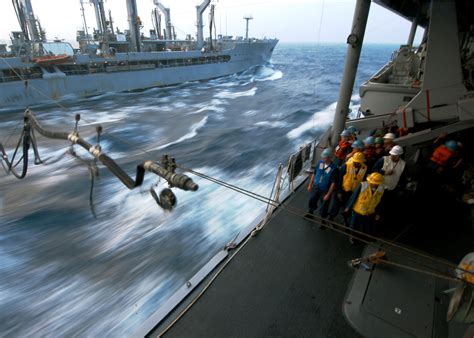 How Vulnerable Is A Warship During A Replenishment At Sea Naval Post