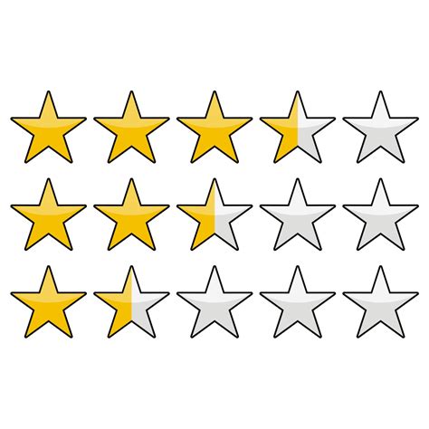 Star Rating Png Images Transparent Free Download