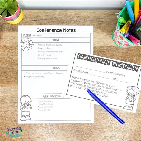 Must Have Parent Teacher Conference Forms Teaching Exceptional Kinders