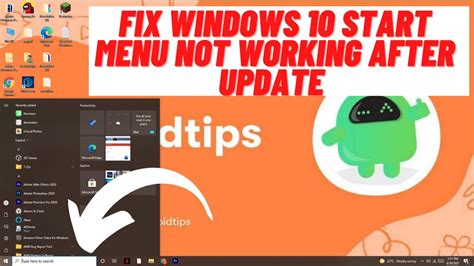How To Fix Windows 10 Start Menu Not Working After Update Solved 2021