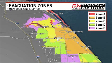 Hurricane Preparedness Week Evacuation Zones Wpec