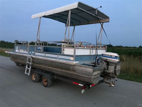 Lowe Pontoon Boat 1982 For Sale For 3800 Boats From