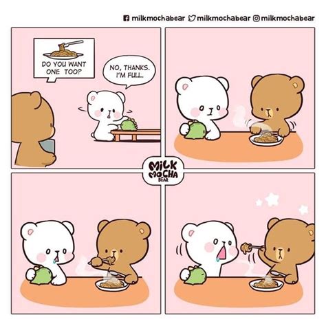 Milk And Mocha Bear Comics Are The Heckin Cutest Milk And Mocha Cute Bear Drawings Cute