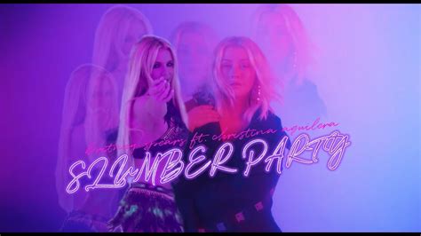 Britney Spears Slumber Party Featchristina Aguilera Music Video Youtube