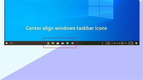 How To Center Taskbar Icons 2021 Windows 10 8 1 7 Customize Your