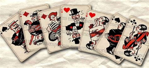 Art Deco Playing Cards Atc Aceo Card Games Twenties 20s 1920s