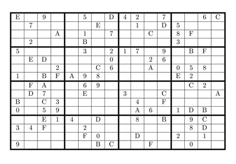 When a puzzle has many constrains, it helps us to eliminate options. Tirpidz's Sudoku: #454 Classic Sudoku 16 X 16 | Printable Sudoku 16X16 Numbers | Printable ...