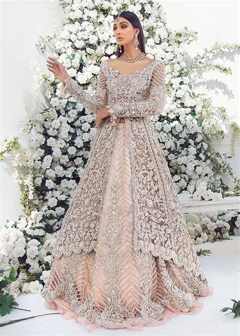 Long Skin Bridal Lehenga Kameez Pakistani Wedding Dresses Nameera By Farooq Ph