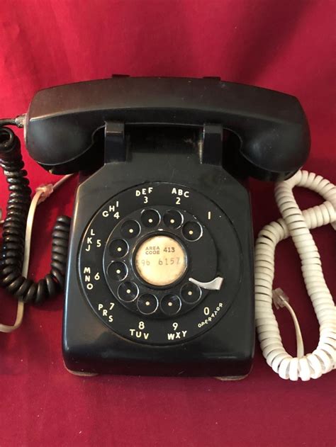 Lot Vintage Western Electric Bell Systems Black Telephone Rotary Dial