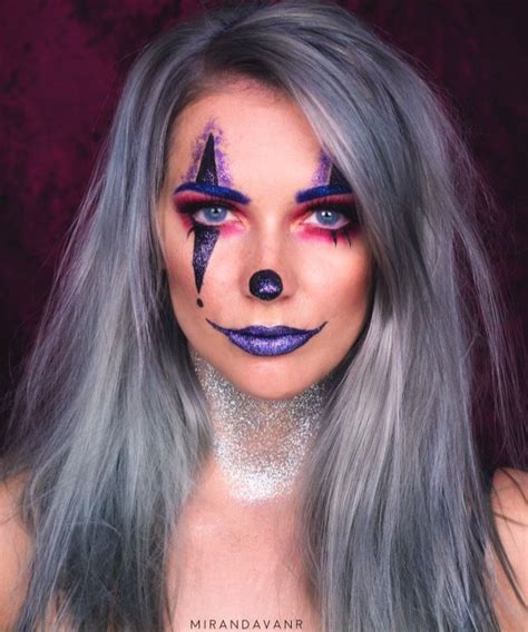 Glitter Clown Halloween Makeup Mirandavanr On Instagram Used Mainly