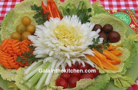 11 Ideas How To Garnish Vegetable Tray Gala In The Kitchen