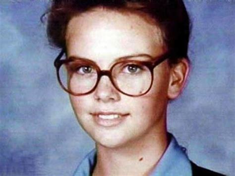Charlize Theron Young Celebrity Yearbook Photos Young Celebrities