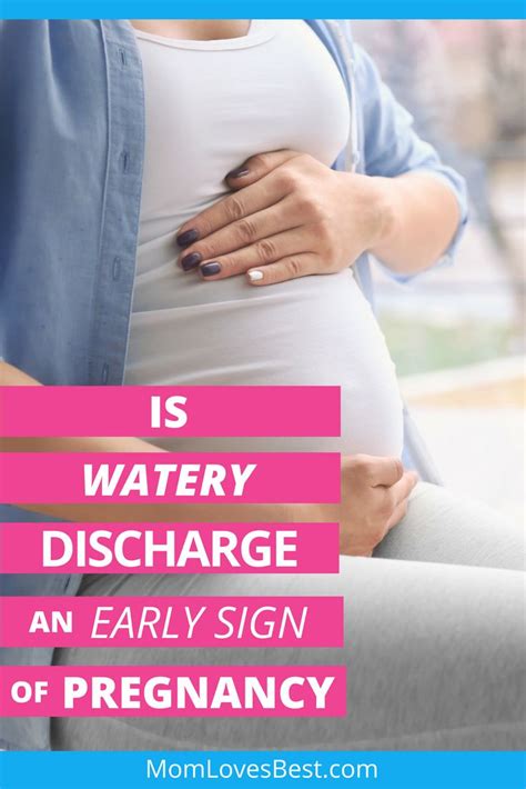 Can Clear Watery Discharge Be A Sign Of Pregnancy Pregnancywalls