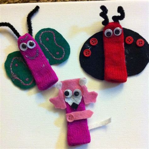 Finger Puppets Puppet Crafts Finger Puppets Insect Crafts