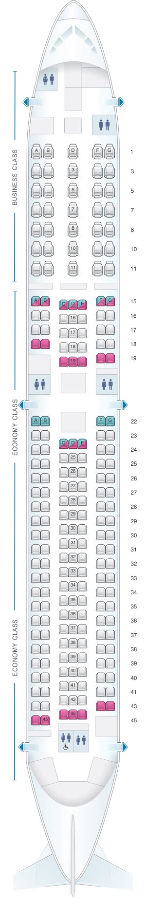Seat Map Ana All Nippon Airways Boeing B767 300er 214pax Seatmaestro