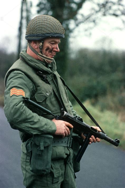 Irish Army Soldier On Patrol In County Donegal On The Border With