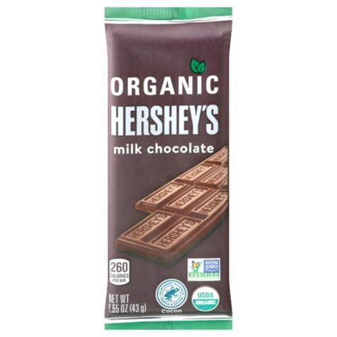 Hersheys Organic Milk Chocolate Bar 155 Oz Kroger