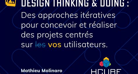 Design Thinking Design Doing Une Approche Centrée Sur Lutilisateur