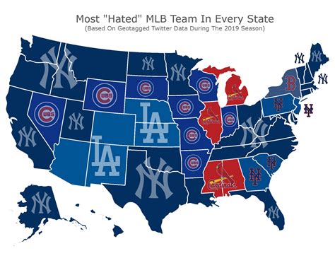 Which Team Do Mlb Fans In N J Hate The Most Red Sox Yankees Mets