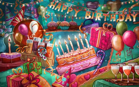 Happy Birthday Greetings Wishes High Resolution Hd 2013 Wallpapers Free
