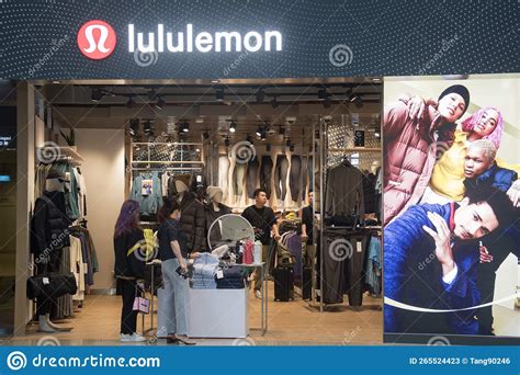 Lululemon Athletica Retail Shop At Changi Airport Singapore Editorial