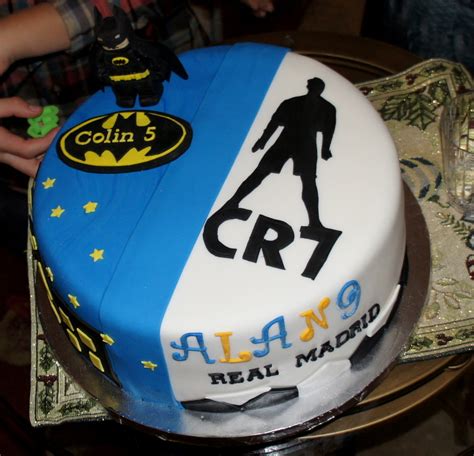 Lego Batman And Cr7 Fan Duo Cake